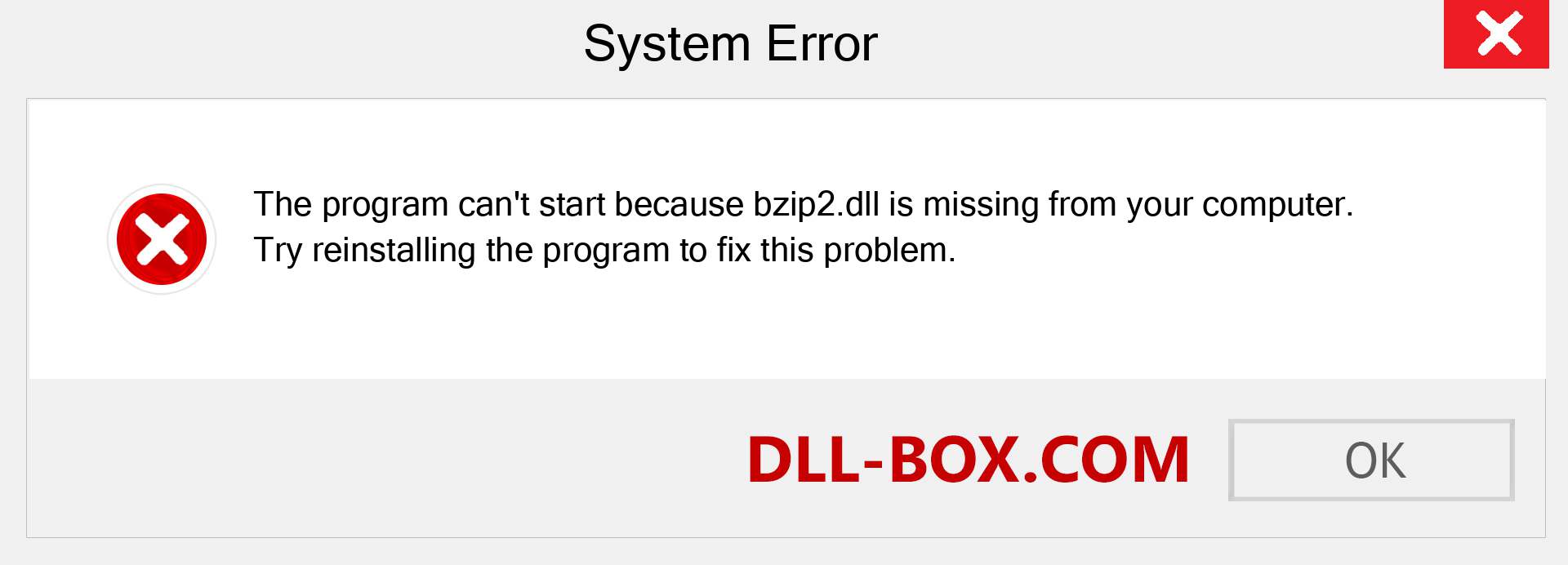  bzip2.dll file is missing?. Download for Windows 7, 8, 10 - Fix  bzip2 dll Missing Error on Windows, photos, images